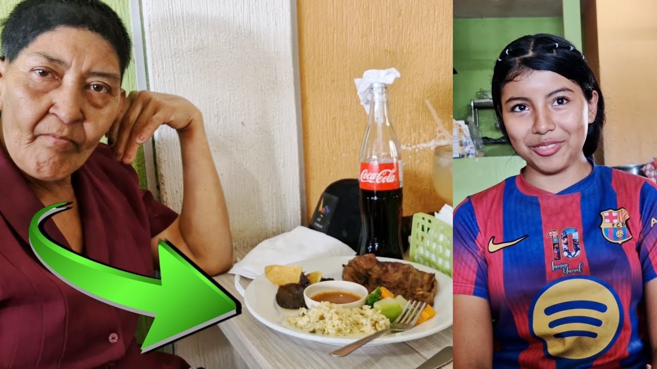 desde que f4lleció mi papá nunca hemos salido a comer como hoy dice Jenny super feliz. 