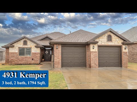 4931 Kemper St, Lubbock, TX home video tour