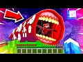 Survive a Night in TRAIN EATER Minecraft!