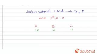 The pH values of three solution, A, B and C are given in the table. Answer the question: Which s... screenshot 5