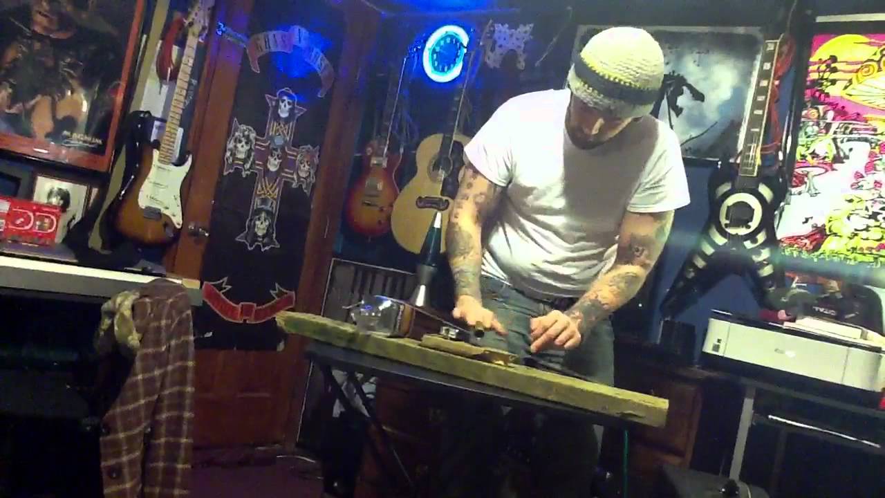 Homemade slide guitar YouTube