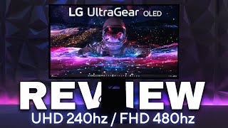 New LG 32GS95UE Review 4k 240hz Dual Mode Gaming Monitor HDR Magic