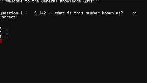 Python Challenge 8 - Multiple Choice Quiz