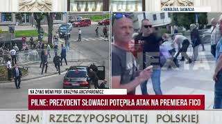 PILNE | Premier Słowacji postrzelony - zamachowca został zatrzymany