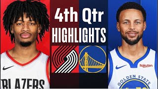 Golden State Warriors vs Portland Trail Blazers 4th Qtr Full Highlights| Dec 17| NBA Highlights 2023