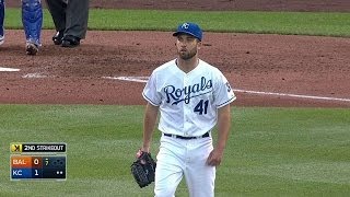 BAL@KC: Duffy gets Machado to strike out