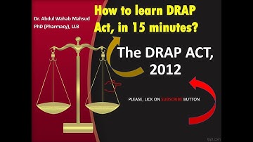 #Pharmacy lectures |#DRAP# Drug Regulatory Authority of Pakistan| # Dr. Abdul Wahab Mahsud