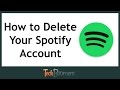 How to Permanently Delete Your Spotify Account - YouTube