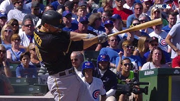 PIT@CHC: Mercer belts three-run homer off Hammel