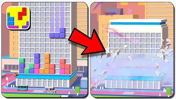 Demolish The City! (Tetris Unblocked) Level 1-9 | Block Puzzle Android Gameplay Walkthrough
