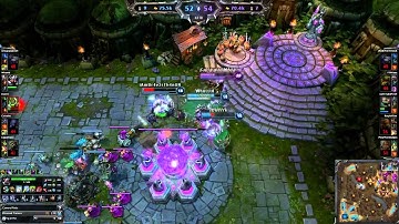 EPIC WTF Maokai Saves the Nexus 1v2!!!