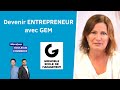 Grenoble em  devenir entrepreneur avec gem