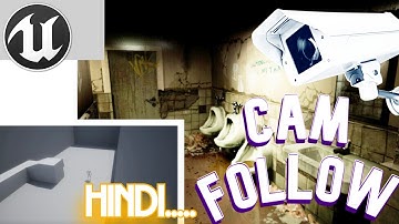 How to make a CCTV/Security Cameras - Unreal Engine 4 Tutorial - IN HINDI