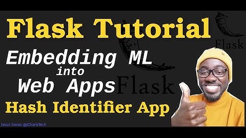 Build  ML  Web App with Flask and Python - (Hash Identifier ML)