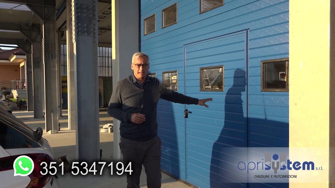 Portoni industriali a scomparsa
