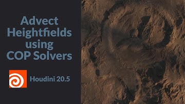 COP Solver Based Heightfield Advection | Houdini 20.5