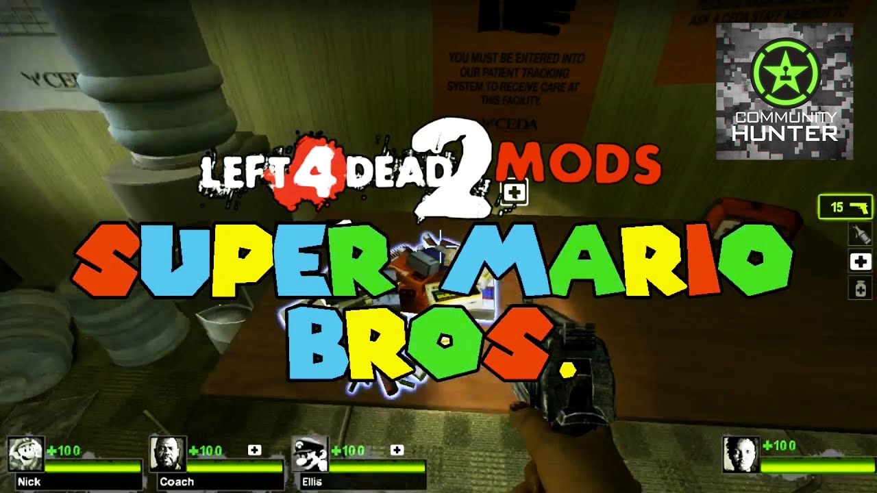 Super Mario Bros Mods Left 4 Dead 2 Youtube