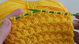 iki günde yelek örün okadar kolay iki şiş kolay örgü model anlatımı crochet knitting