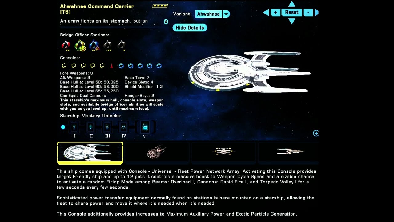 Star Trek Online Guide Flagship Staffing and Fleet Power Network Array