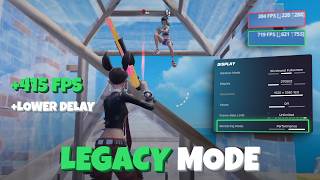 Legacy Performance Mode Just Gave Me 400 Fps And This Is How U Do It Forge Tweaks