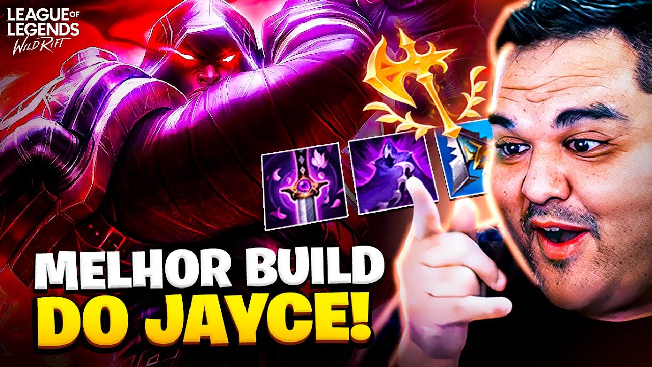 QUADRA KILL com a NOVA BUILD do JAYCE | LoL Wild Rift - YouTube