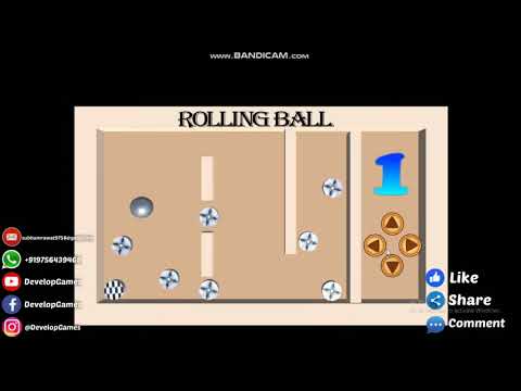 Rolling Ball Game In Unity || Develop Games