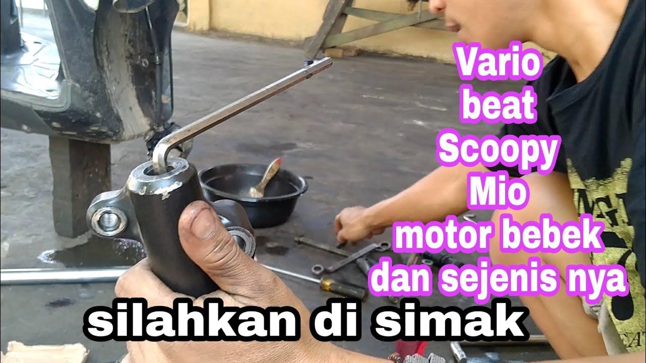 Cara ganti seal shock depan Vario 125 berikut penjelasan dan pungsi2 nya ,dari awal sampe Akhir