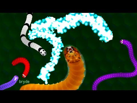 ИГРАЕМ В ВОРМАКС ИО ОХОТА НА ОГРОМНЫХ ЧЕРВЕЙ детская мульт игра Wormax io #УШАСТИК KIDS