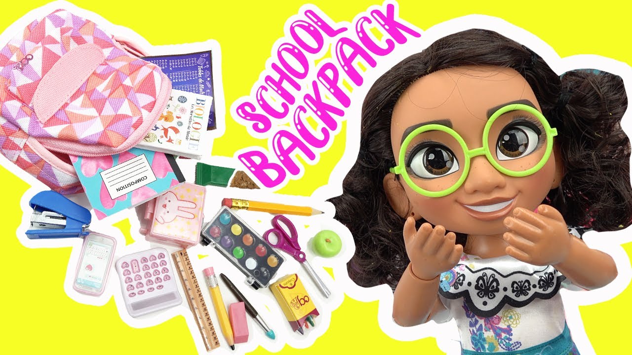 Disney Encanto Mirabel Doll Packing Backpack for School