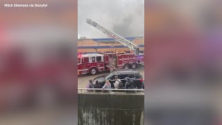 Storyful: Fire Crews Respond to Blaze at Airport in Charlotte, North Carolina