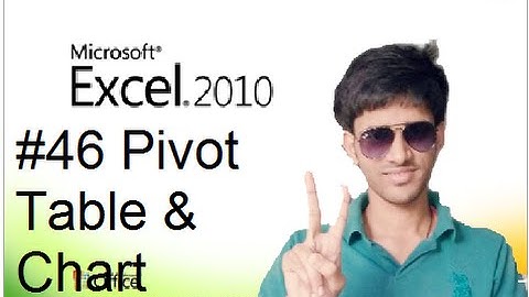 #46 How to Use Pivot Table & Pivot Chart in MS Excel (Hindi/Urdu) Shubham Jangid Classes
