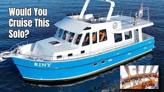 Download Lagu €235K STEEL Trawler Yacht (This Is What Long Range Cruising Looks Like!) MP3