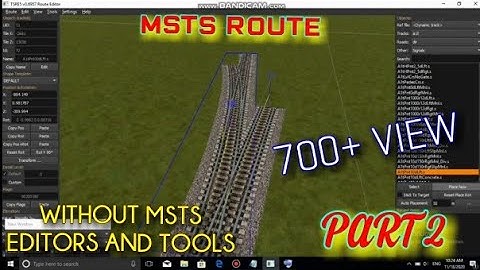 TRACK PLACING | PART 2 | MSTS | HOW TO CREATE ROUTE IN MSTS WITHOUT MSTS EDITORS AND TOOLS ||