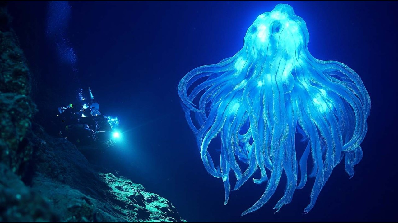 On a filmé des créatures géantes et transparentes dans les abysses