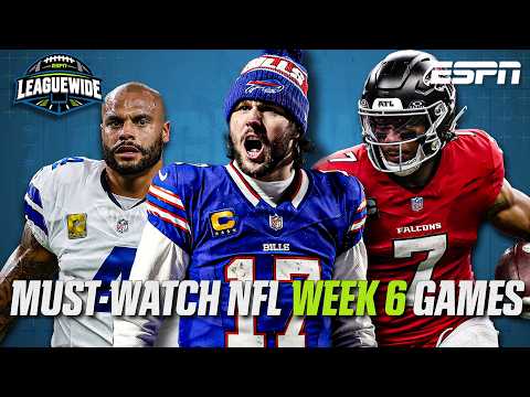 NFL Week 6 preview show: Ben Solak & Mike Clay’s picks, predictions, and fantasy advice | Leaguewide