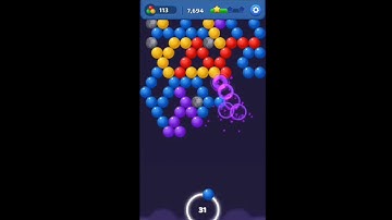 Bubble pop cannon shooter Gameplay | Level 22 | Score 32719 | Bubble shooter Android Gameplay