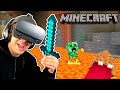 MINECRAFT EN REALIDAD VIRTUAL 🤣 RAPTOR VR