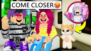 Pretending to be a CAT to SPY on ODERS in Roblox!