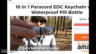 Survival Deal of the week - EDC Paracord Fishing Kit