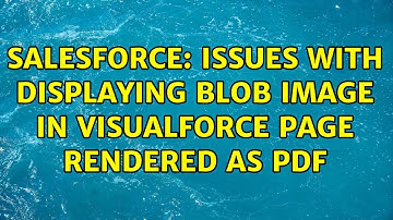 Salesforce: Issues with displaying Blob image in Visualforce page rendered as PDF (2 Solutions!!)