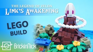 I made this LEGO Link inspired by Link's Awakening! : zelda