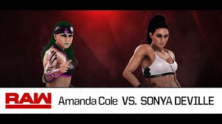 Amanda Cole Vs. Sonya Deville
