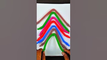 ASMR Crunchy Sounds CREATING POP TUBES #diy #satisfyingvideo #relaxing #creative #oddasmr #insideout