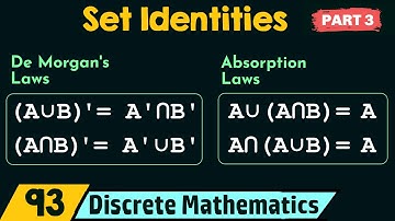 Set Identities (Part 3)