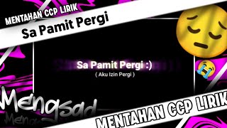 Lirik Lagu || Viral TikTok ||  DJ Sa Pamit Pergi || Free Download