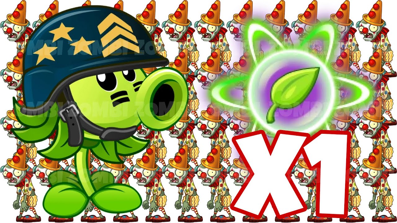 PvZ 2 All Plants With 1 Plant Food VS 100 Carnie Conehead Who Will