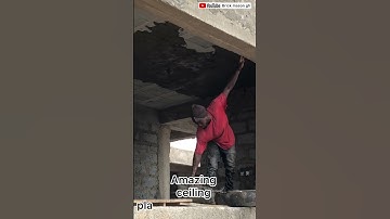 Building in Ghana amazing ceiling plastering #construction #ghanagovernmentbuildings #concretedesign