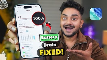 Stop iOS 26 Battery Drain Now! ⚡ 100% Working Methods for iPhone Users