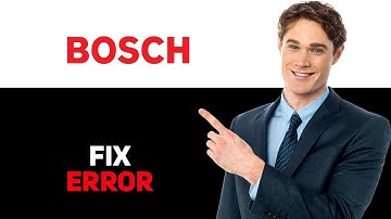 How To Fix Bosch Dishwasher Error Code E07   Meaning Causes  Solutions 2025