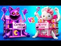 We Built Cute Cafe on Wheels in Pickup! CatNap vs Hello Kitty!
